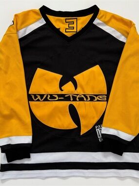 🔴Wu-Tang Hockey Jersey Size Large Rza Gza CREAM Killarmy Wu-Tang Clan
